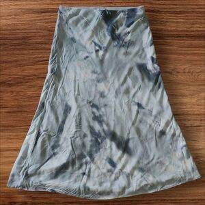 Rails Anya Sage Diffusion Green Tie Dye Slip Skirt. Sz. M